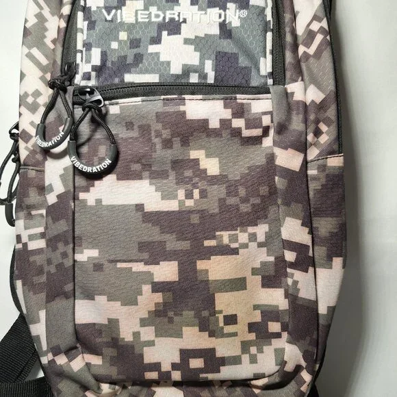 Vibedration Hydration Backpack w/o bladder - Cat pattern - Used Vibedration Hydration Backpack w/o bladder - Sunflowers - Used main image 2